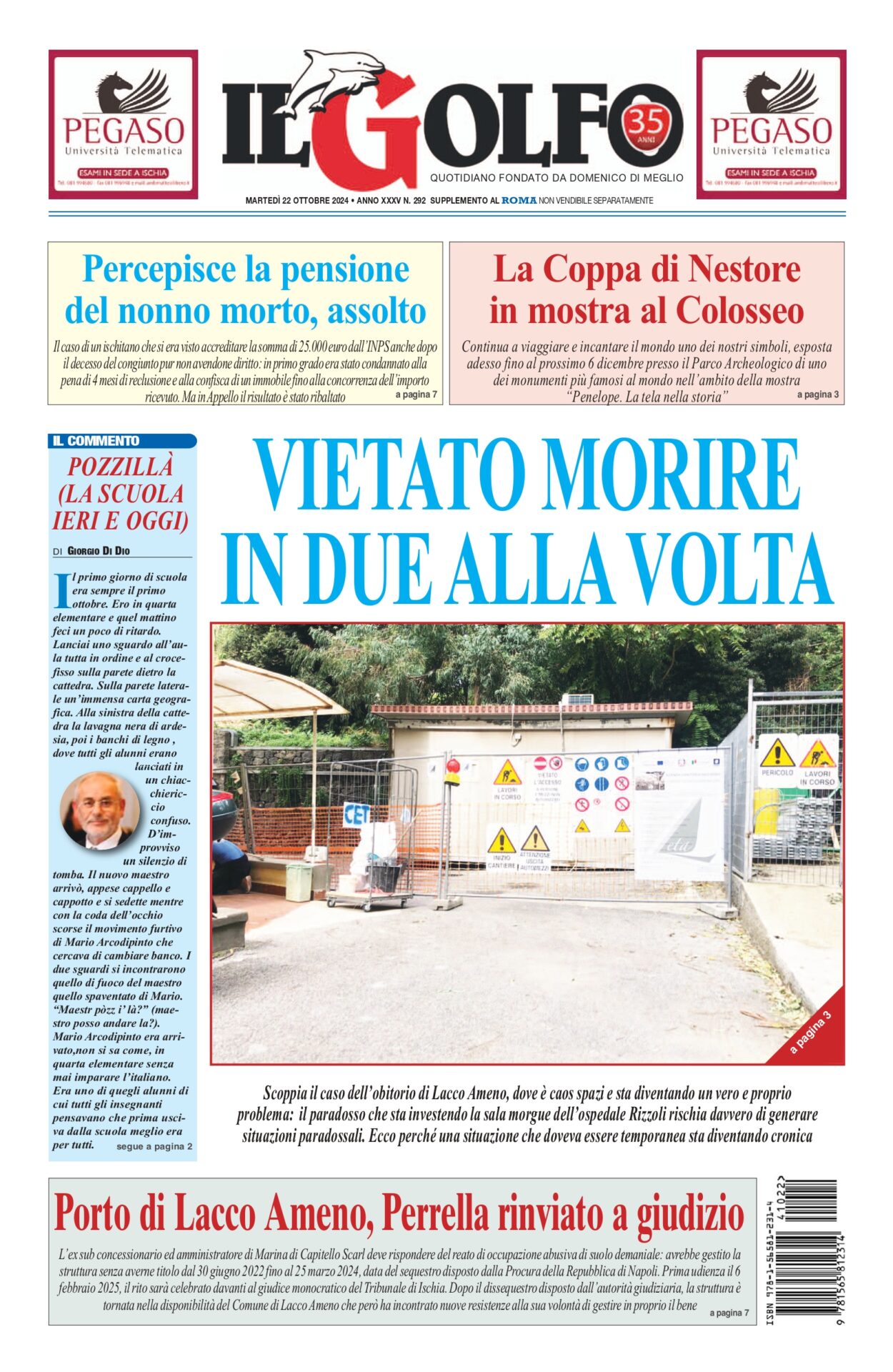 Oggi in Edicola Il Golfo 24